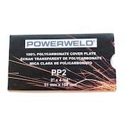 POWERWELD Clear Polycarbonate Cover Lens, 2" x 4-1/4" PP2